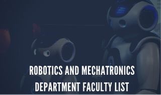 Robotics and Mechatronics